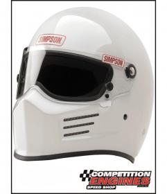 SIMPSON  6200021 Simpson Bandit Helmet, Medium, White, Snell 2015 